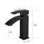 Robinet de salle de bain, robinet brossé pour lavabo de salle de bain, robinet de salle de bain monotrou moderne