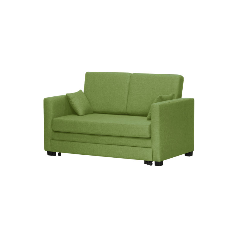 Ash Hill 2 Seater Sofa Bed, Green