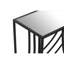 Hesham 101cm Glass Top Console Table
