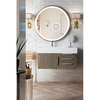 Meuble-lavabo simple flottant Mercer Island
