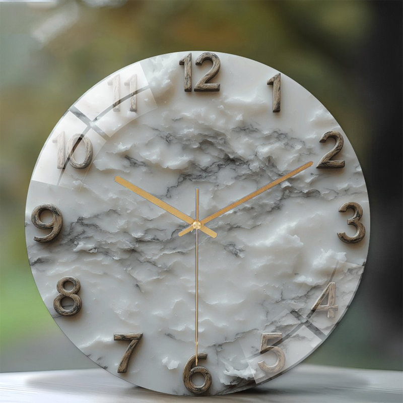 Horloge murale élégante 12 po