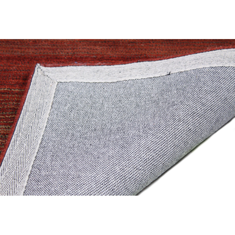 Burnt Orange Handmade Tufted Wool Rectangular Area Rug