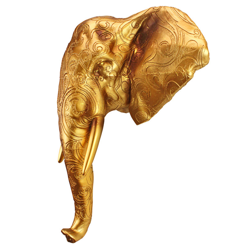 Fortune Mandala Elephant Wall Sculpture