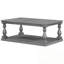 Table basse avec tablette inférieure