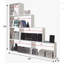 120cm H x 80cm W Particle Board Step Bookcase