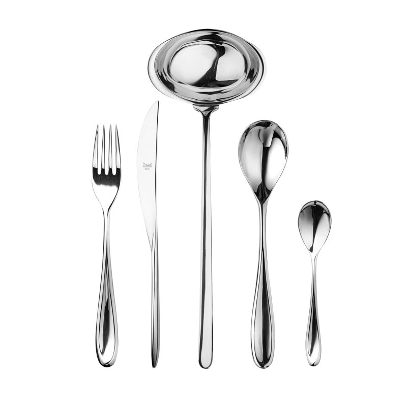 Forma Flatware Set - 49 Pieces - Stainless Steel
