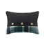 Édredon 9 pièces en microfibre avec motif écossais bleu sarcelle / noir, comprenant un édredon, 2 taies décoratives, un oreiller, un drap plat, des taies ajustées et ajustées, un ensemble de literie, un ensemble de literie, des draps unis assortis,-121170609
