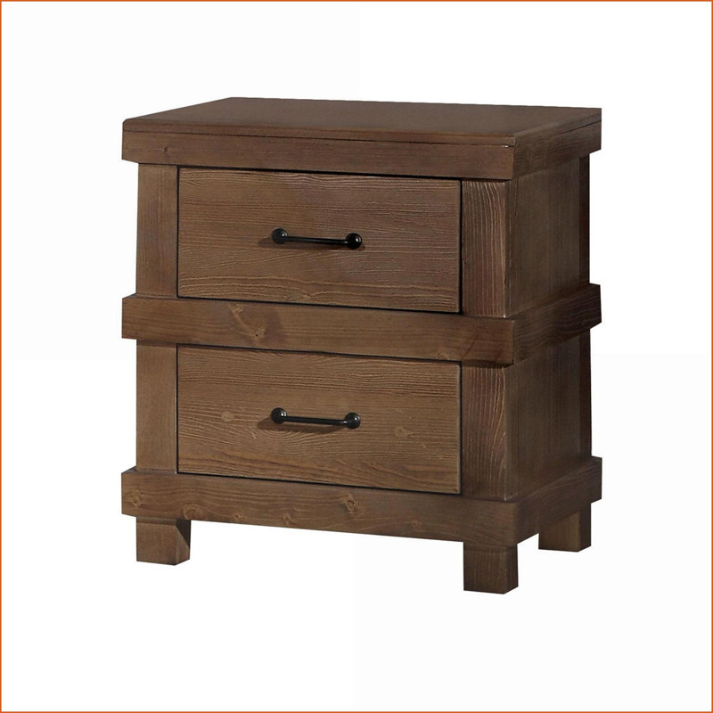 Table de chevet 2 tiroirs Adams