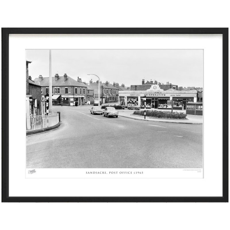 Sandiacre, Post Office C1965 - Single Picture Frame Print, 40cm H x 50cm W x 2.3cm D