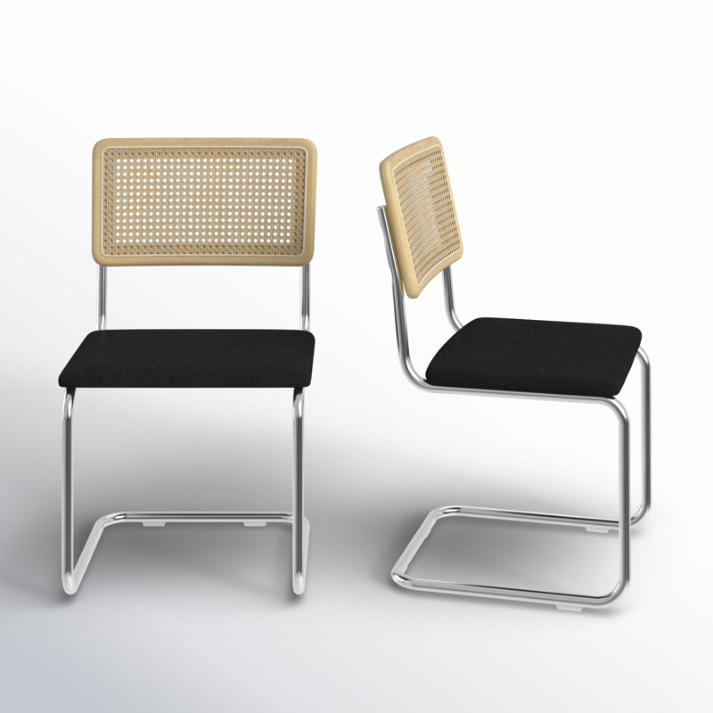 Walsh Linen Dining Chair, Black