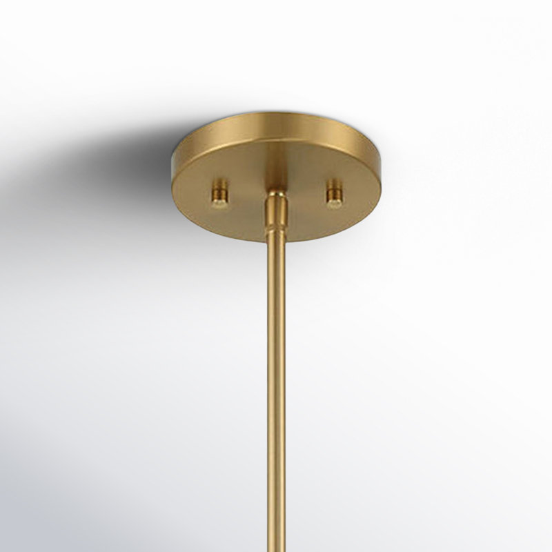 Pearson 2-Light Chandelier, Laiton naturel