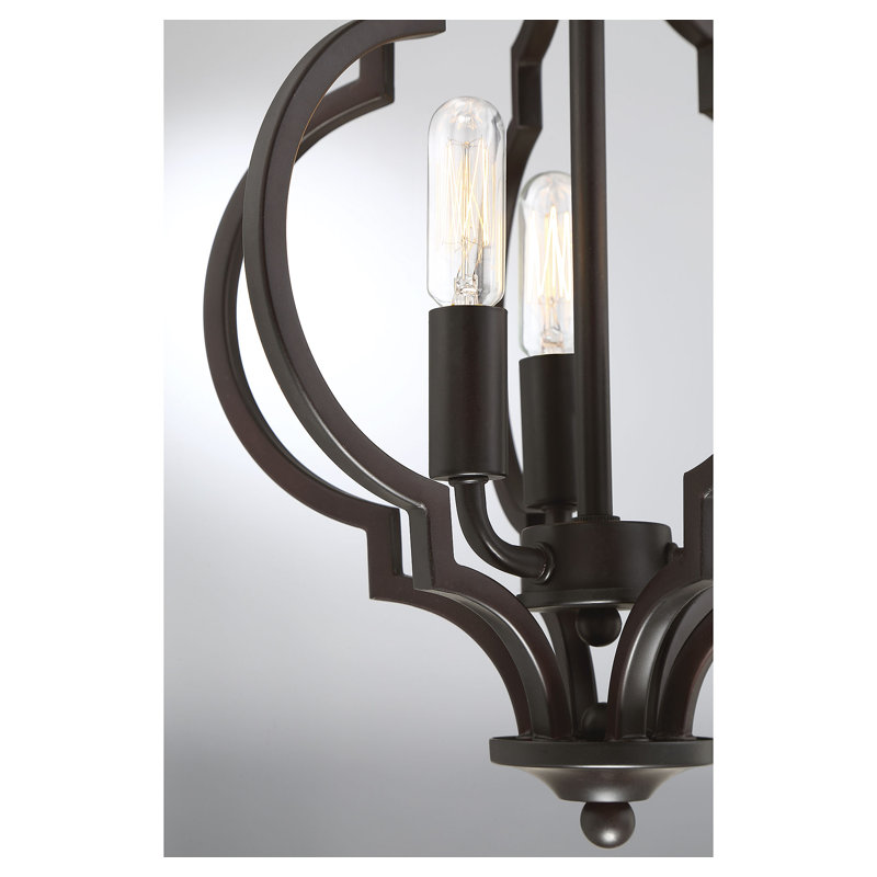 Oswald 3-Light 11" Flush Mount in Bronze, Bronze