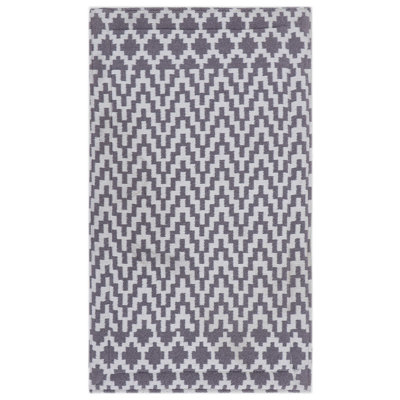 Ahnaf Striped Polyester Anti-Fatigue Kitchen Mat