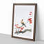 Bird Upon a Maple Tree by Ohara Koson - Picture Frame Painting Print-55686024-55686025
