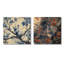 «Chinoiserie Blue Mouse on Tree III» - art mural souris - ensemble de 2 décorations murales modernes-128383709-128383681-128383691