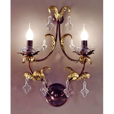 2-Light Candle Wall Light