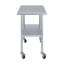 Table en acier inoxydable avec roulettes-121517486