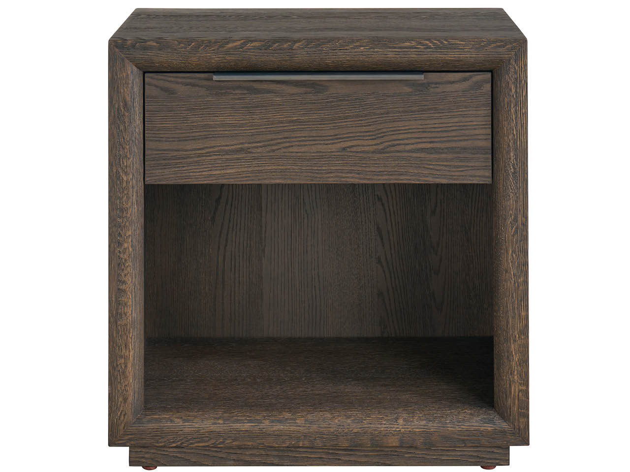 Modern 28'' W Nightstand, Brown