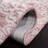 Noor Damask Handmade Tufted Wool Dark Pink/Ivory Area Rug-1168109293