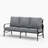 Argirios 75'' Wide Metal Outdoor Patio Sofa with Cushions-98141742