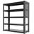 72"H 5-Tier Adjustable Heavy-Duty Shelving with Pegboard, Industrial Storage Rack for Garage, Warehouse, Office, Kitchen - 23.6"D x 47.2"W x 72"H-1483735949