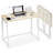 Sturdy Oak Folding Desk For Small Spaces - 31.5" Foldable Writing Computer Desk