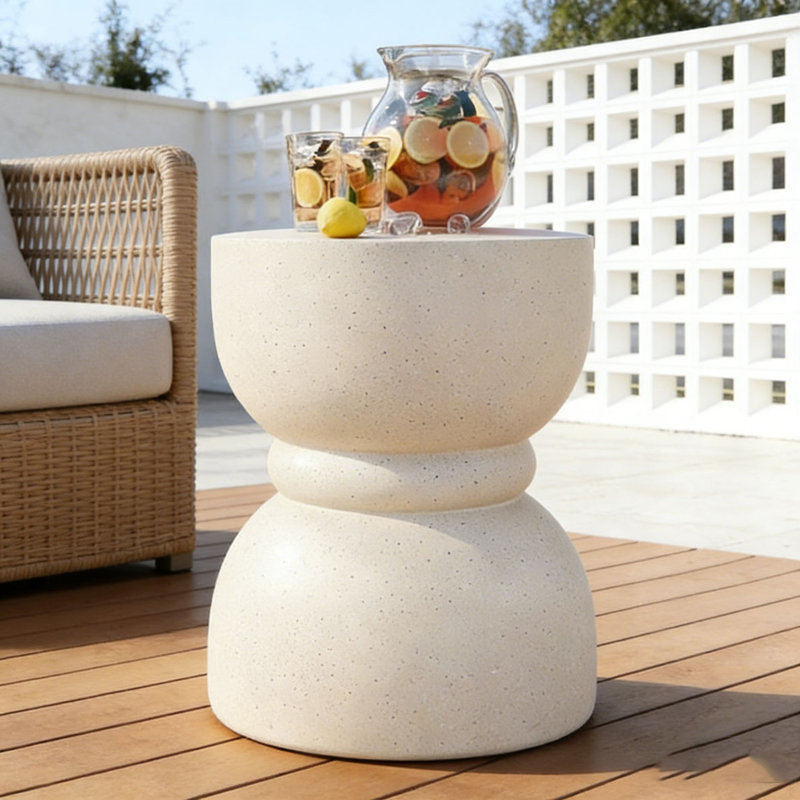 Table d'extérieur en béton pour l'extérieur