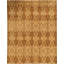 Hand Woven Wool Ikat Area Rug