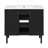 Bron 36" Freestanding Bathroom Vanity in Black Oak with 3-Hole Widespread Sink Top-105680446-121538970-105680447