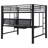Ranier Black Full Workstation Loft Bed