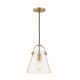 Ahava Single Light Glass Dimmable Pendant