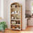 Onetha 76''H Curved Arch 5-Shelf Bookcase-606013263