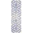 Amekia Hand Tufted Wool/Cotton Geometric Rug in Ivory/Blue-20945995