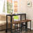 Rectangular Iron Outdoor Bar Table , 15.8 " D-740000540