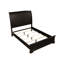 Queen Bed With Appeal, Blending Veneers And Solid Pine In Finish, Integrating Wood