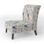 Fauteuil de chambre Moroccan Influence Floral Botanics II - rembourré Cottage