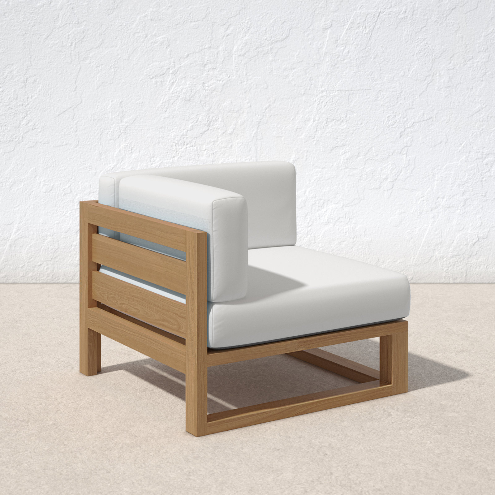 Upland Teak Patio Lounge Chair