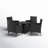 Leonard 4 - Person Patio Dining Set with Round Table , Cushions Included