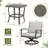 Leigh 2 - Person Patio Conversation Set