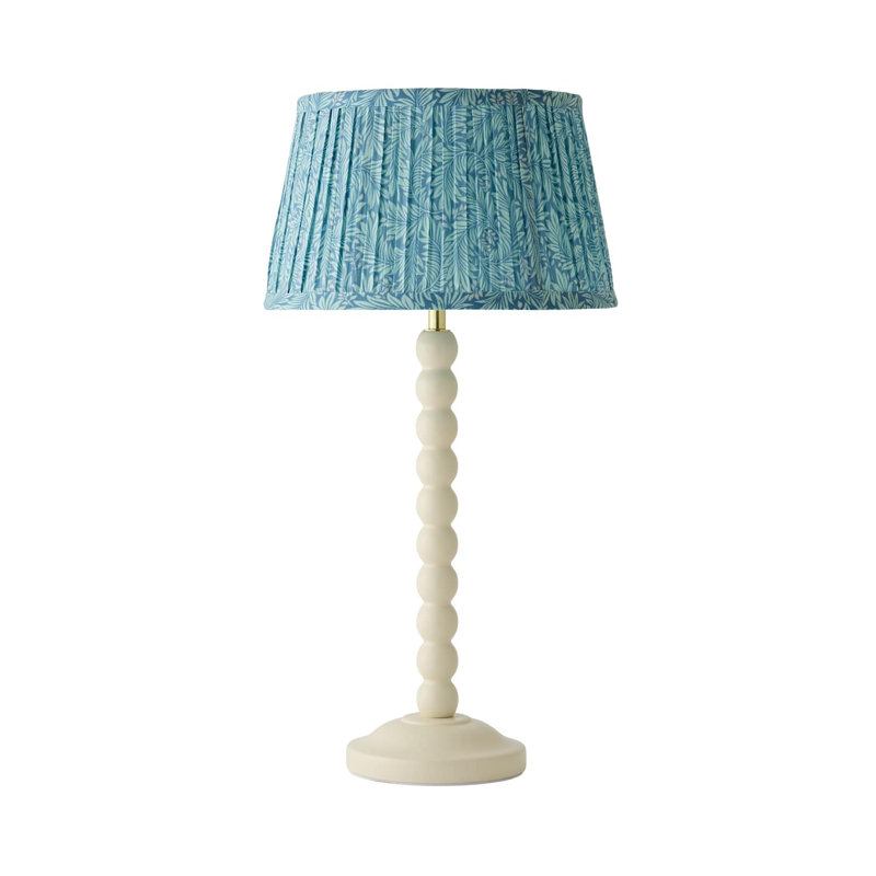 Herdis Wood Table Lamp, Cream