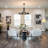 8-Light Farmhouse Chandeliers For Dining Room Chandelier, Rustic Wagon Wheel Chandelier