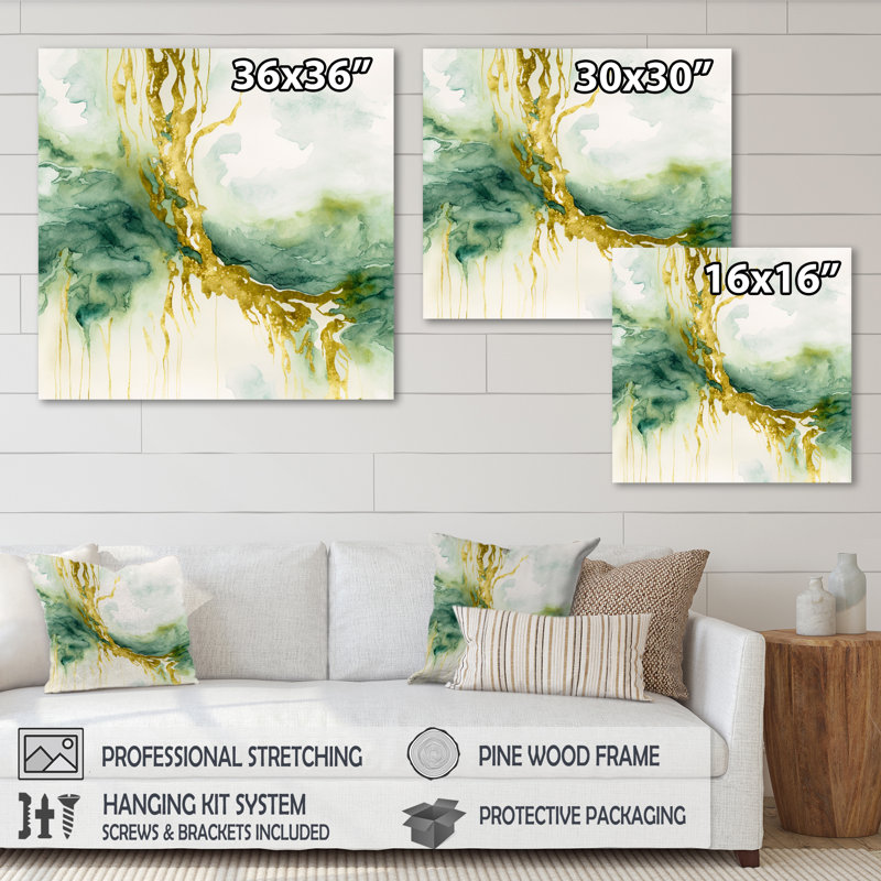 «Awakenings In Spanish Moss V», reproduction sur toile, L 24 po x H 24 po, Toile tendue