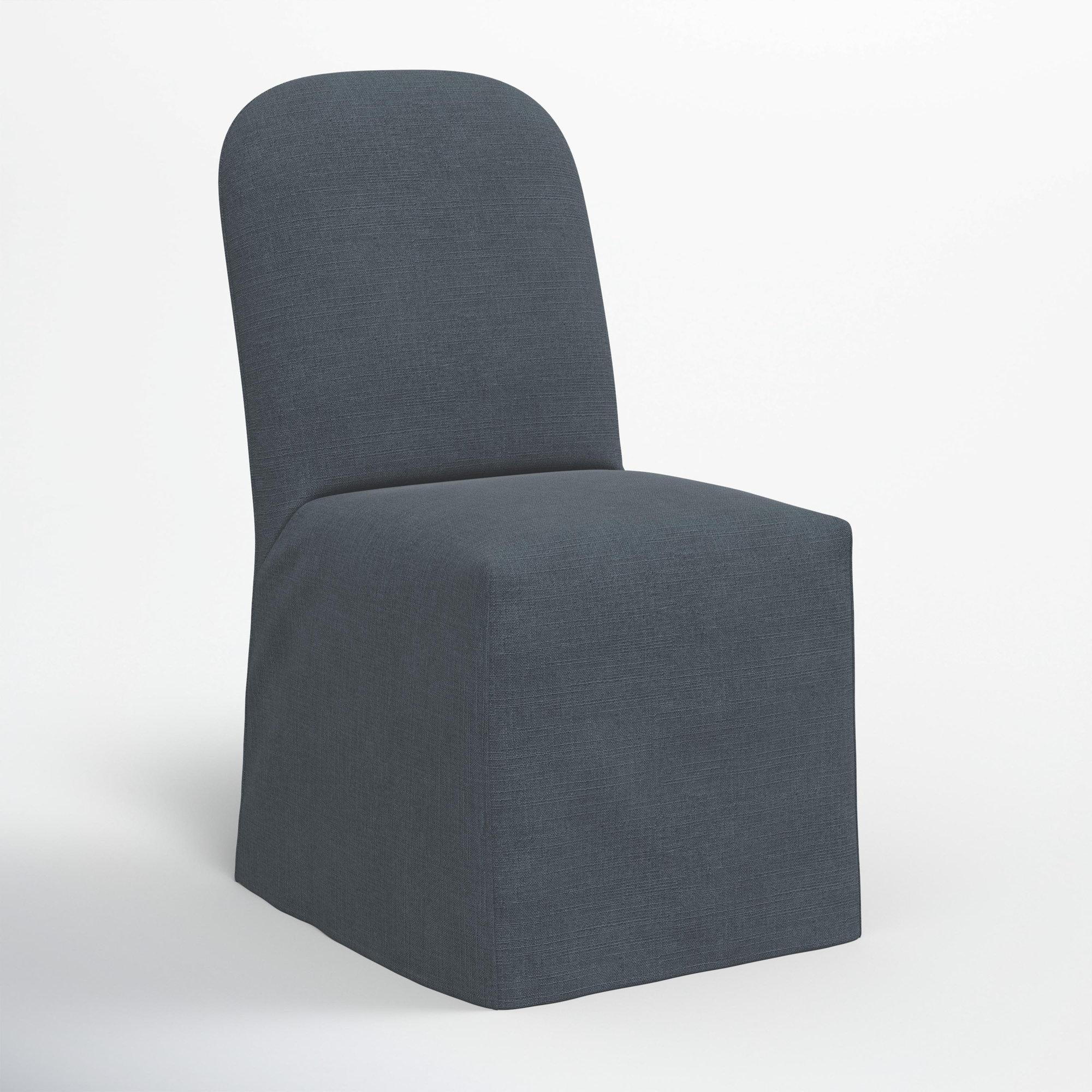 Maggie Slipcover Dining Chair, Classic Navy Linen