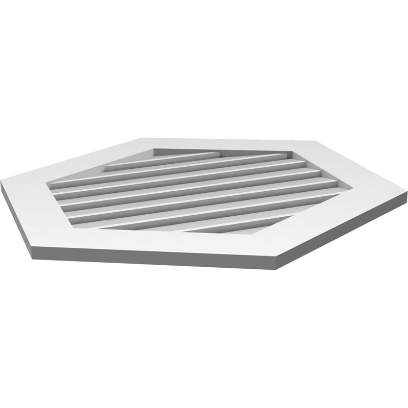 Pente verticale verticale en uréthane 6 pi, 30" H x 30" W x 1" D