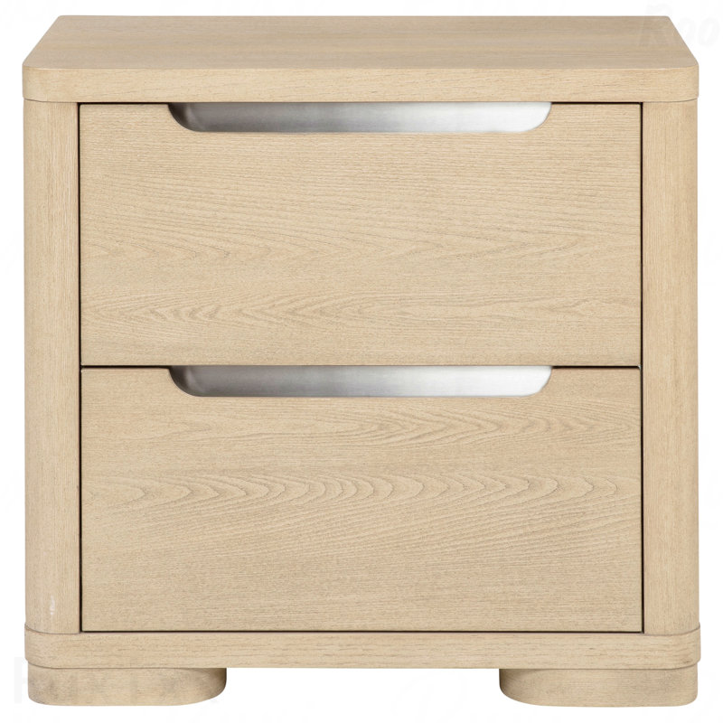 2-Drawer Nightstand, Bedside Table