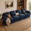 Canapé Gatton surdimensionné 4 places à effet nuage, canapé modulaire haut de gamme en chenille avec assise profonde et coussins en mousse haute résilience et ressorts, canapé de salon moderne avec coussins lombaires-1662380560