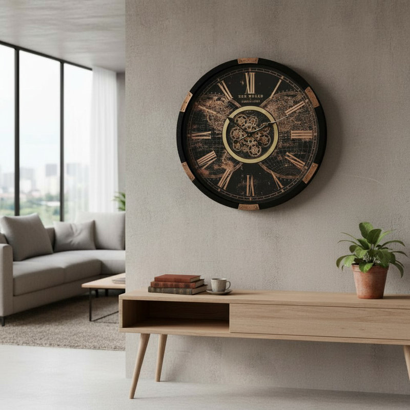 Metal Wall Clock