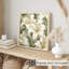 Floral lys fleurs, chalet, reproduction d'art non encadrée-400892405