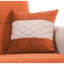 Canapé-lit rembourré avec rangement Primenest Ithara Collection, orange