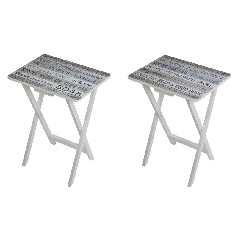 Ensemble de table de plateau 2 pièces waterside Chantalle